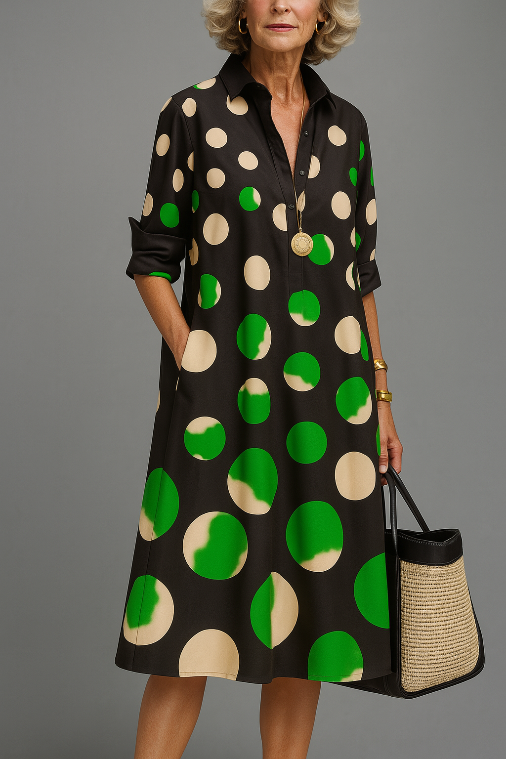 Naomi | Un vestido midi cuidado y elegante