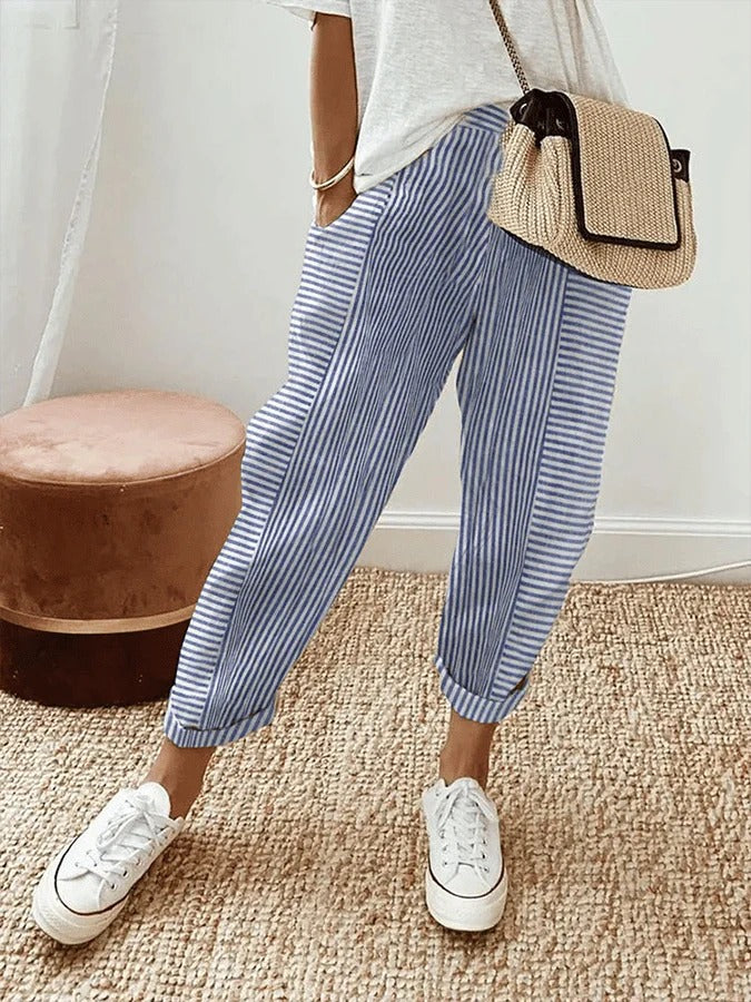 Lola | Pantalones de Verano Casual de Corte Amplio
